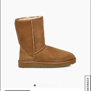 uggs classic short II boot in chestnut